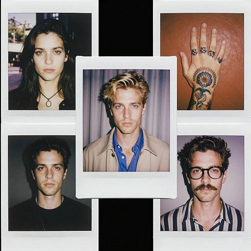 Dynamic Polaroid Photo Collage