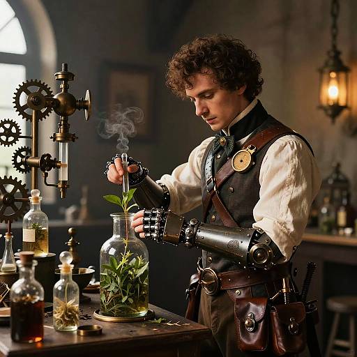 Steampunk Medic Creating Herbal Remedies