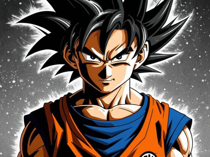 Anime Character Goku from Dragon Ball