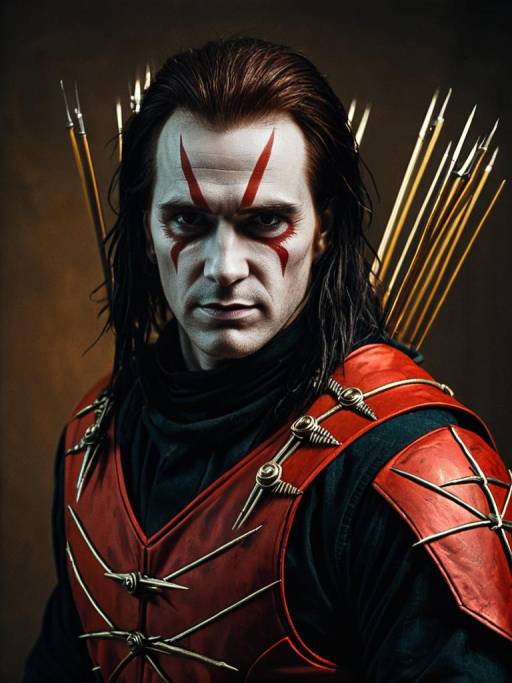 Man in Needles Kane Cosplay Costume