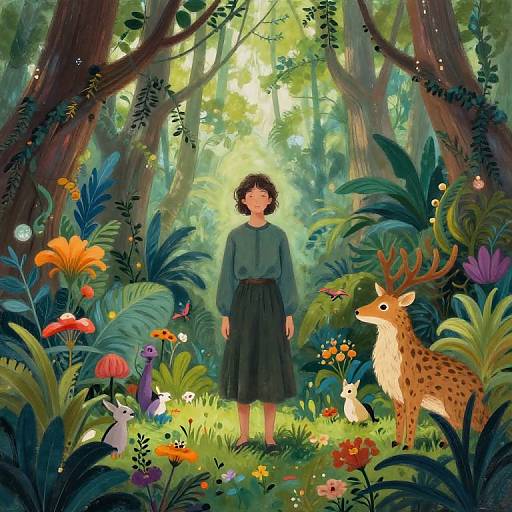 AI-Created Enchanted Forest Extension