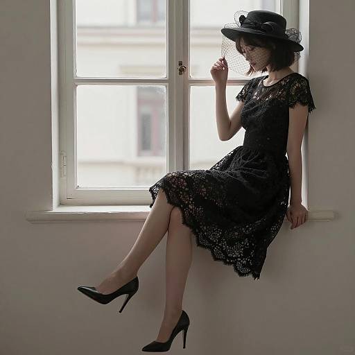 Captivating Fantasy Girl by the Window