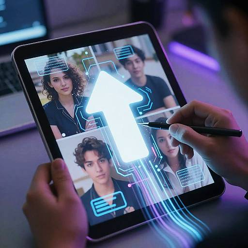 Futuristic AI Image Analyzer