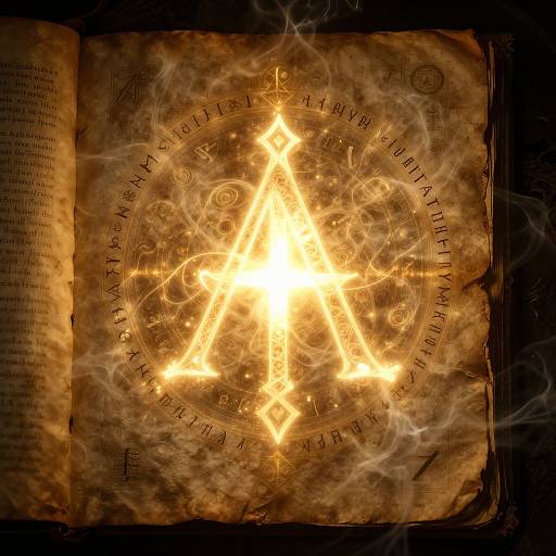 Glowing Alchemy Creation Symbol