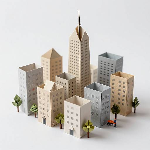 Origami City Shaping Emotions