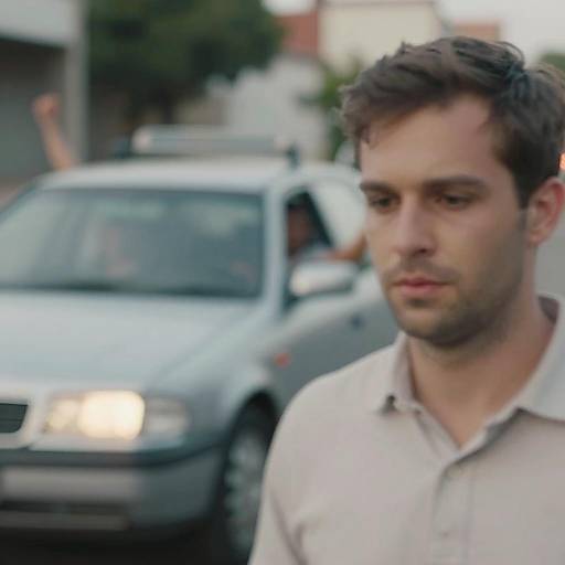 Dynamic Motion Blur Portrait with Car