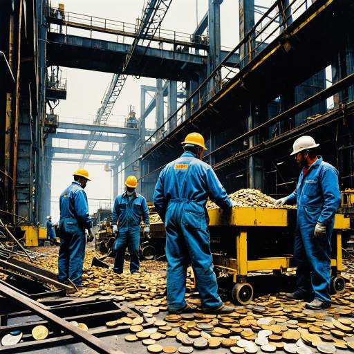 Industrial Sheet Metal Workers with Gold Coins