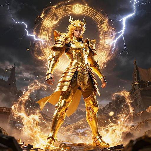 Yellow Susanoo Radiant Warrior