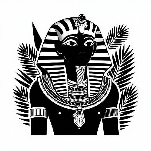 Egyptian Silhouette Laser-Cut Panel