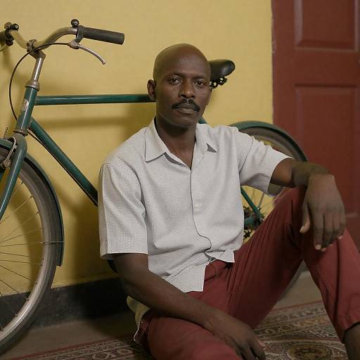 Indoor Portrait of a Black Man