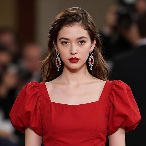 Elegant Adult Red Queen Costume