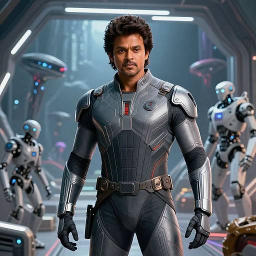 Rajinikanth in Futuristic Space Station