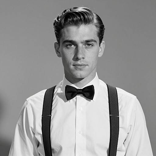 Vintage Style Young Man Portrait