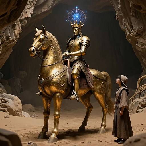 Mechanical Sovereign in Mythic Cavern