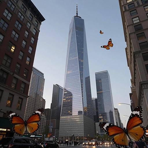 Post-Apocalyptic NYC with Butterflies