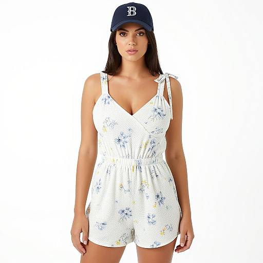 Casual Summer Style Woman in Romper