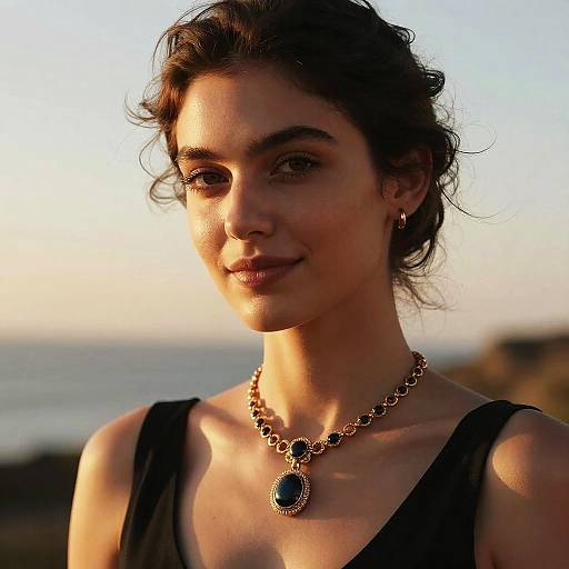 Gorgeous Fashion Close-up at Sunrise