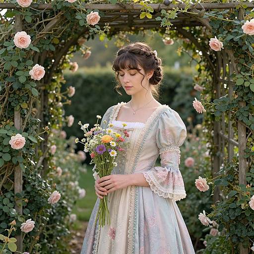 Victorian Garden Serenity with Cecily