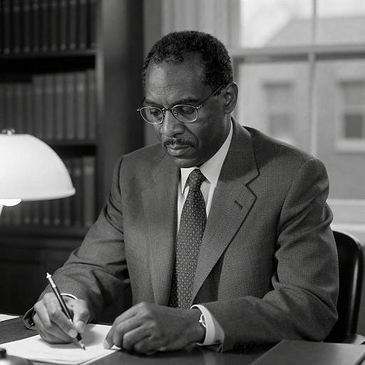 Serious Middle-Aged Man in Office