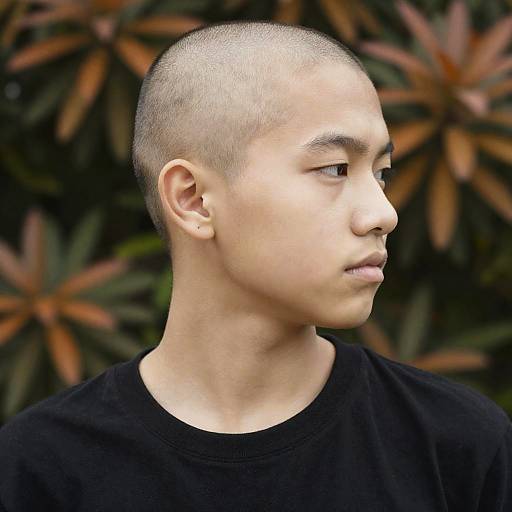 Profile Portrait of a Young Man