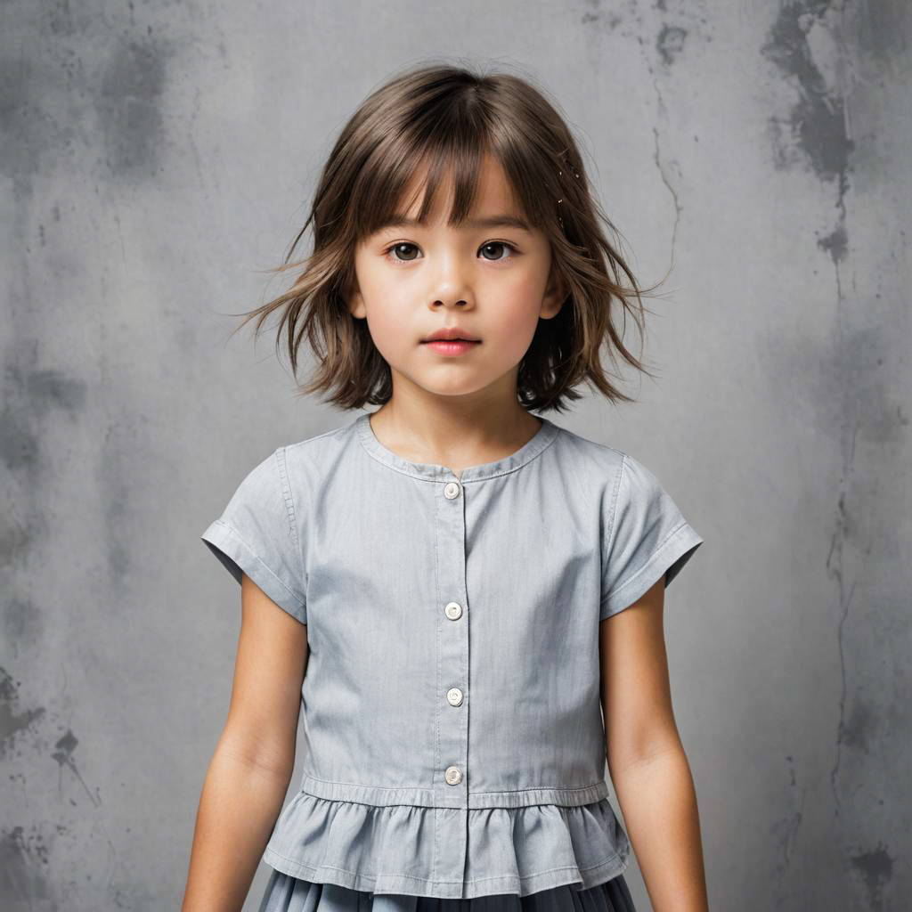 Whimsical Photoshoot of a Young Girl