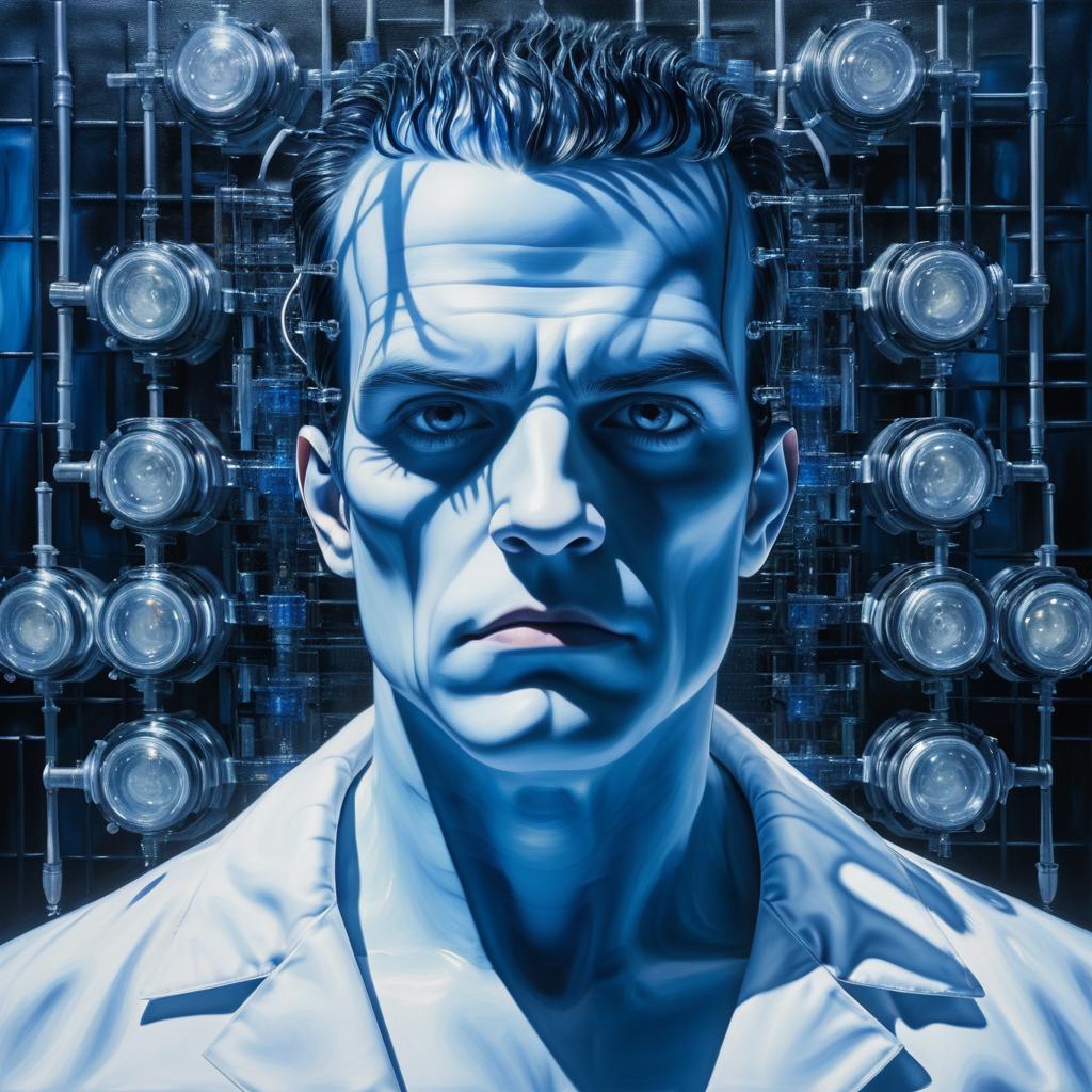 Frankenstein Inspired Scientific Experiment Artwork