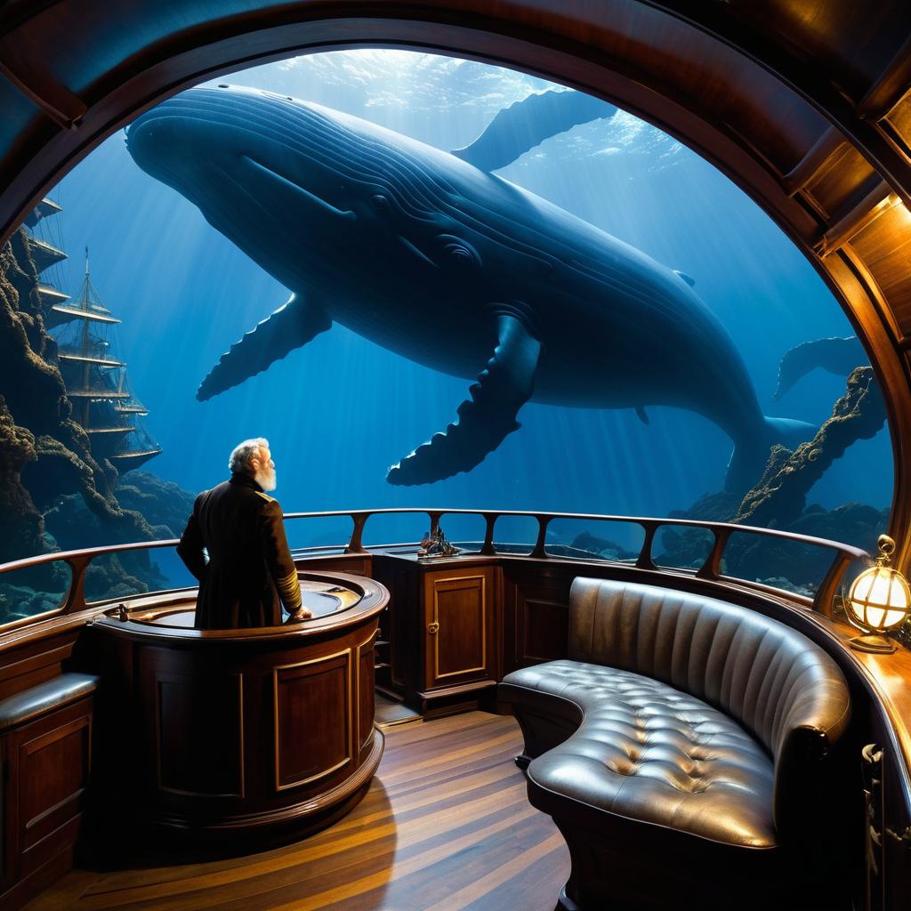 Captain Nemo's Boat Inside a Giant Whale