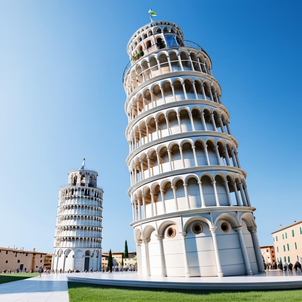 Redefined Leaning Tower of Pisa in UHD