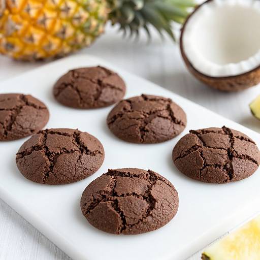 Gluten Free Chocolate Pineapple Cookies