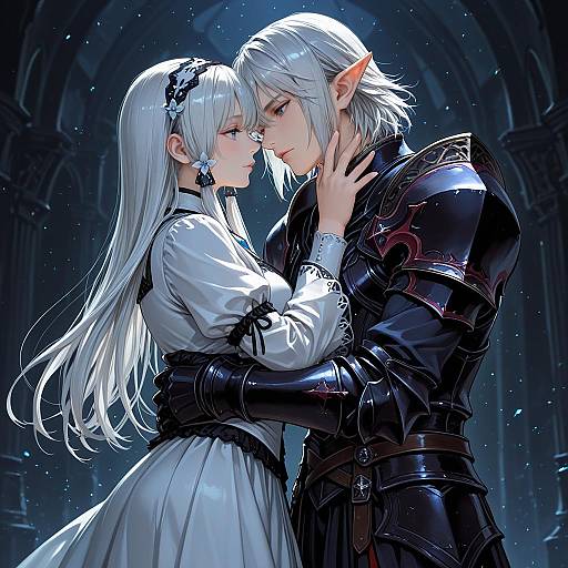 Illustration of Estinien varlineau, final fantasy in the style of Ayanero taicho