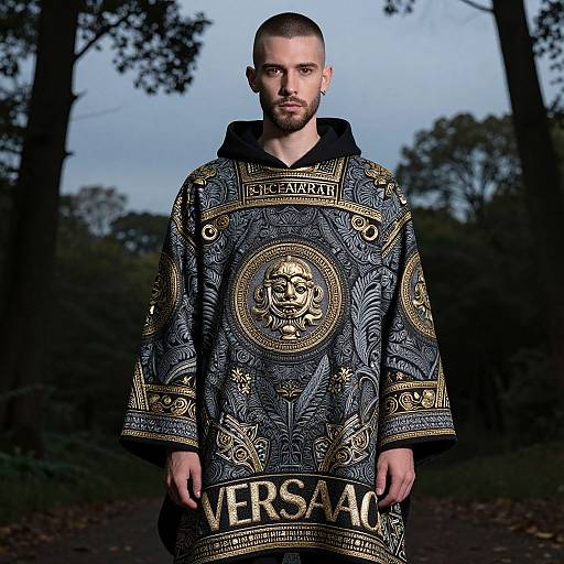 Cyberpunk Roman Toga Streetwear