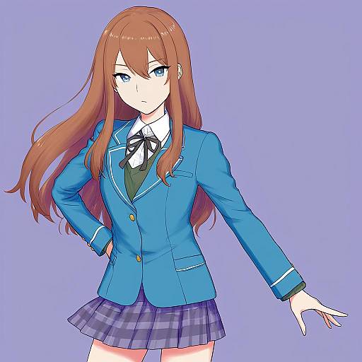 Illustration of Anzu (ensemble stars!), ensemble stars! in the style of St.germain-sal