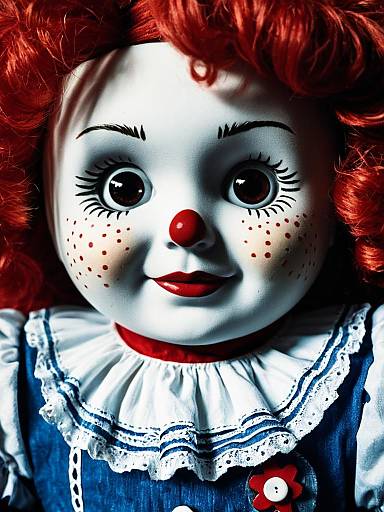 Close-Up Raggedy Ann Doll Costume