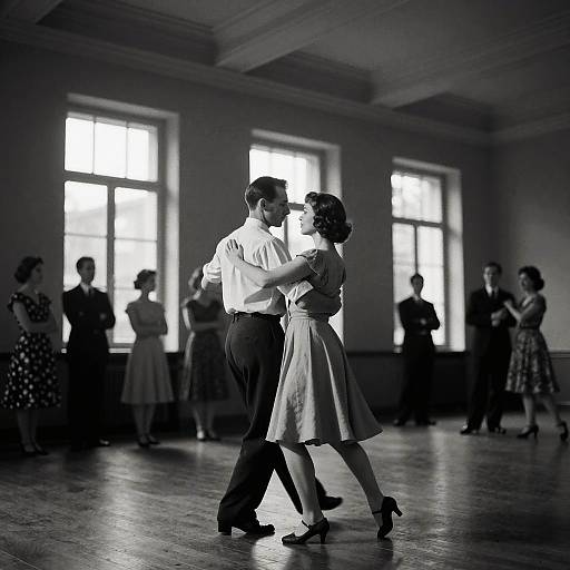 Vintage Ballroom Dance Moment