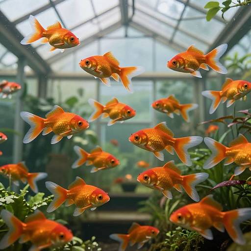 Surreal Greenhouse Goldfish Labyrinth