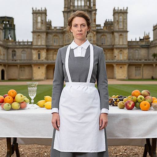 Downton Abbey Cook in Apron