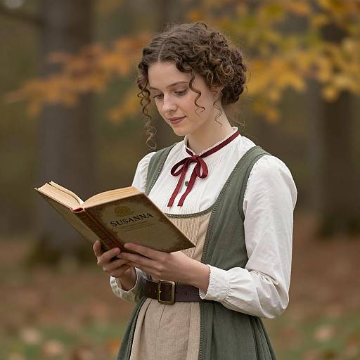 Vintage Book Week Costume in Nature