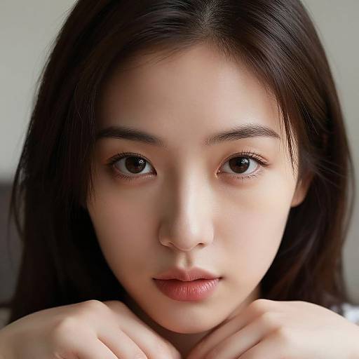 Photorealistic POV Portrait of Woman