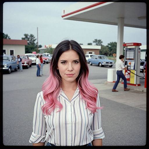 Vintage 1970s Gas Shortage Portrait