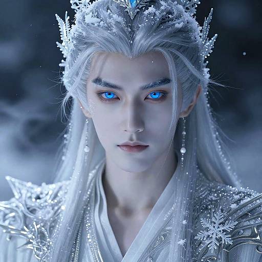 Mystical Frosty Fantasy Character