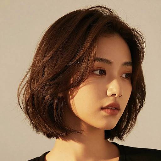 Elegant Contour Bob with Soft Waves