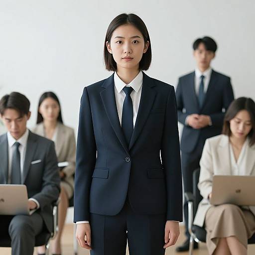 Confident Businesswoman Standing in Office