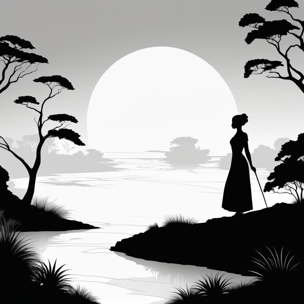 Kara Walker Inspired Silhouette Art