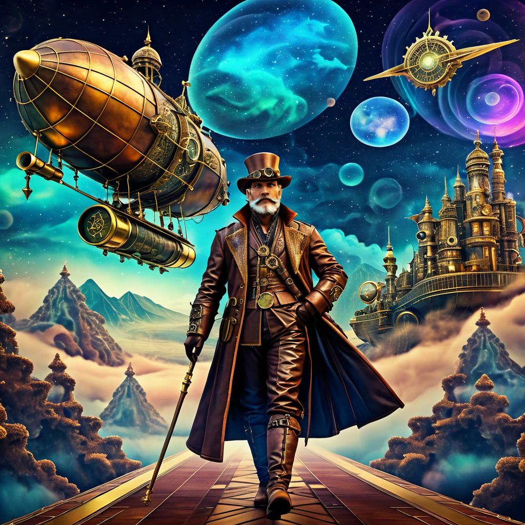 Mystical Steampunk Airship Adventure