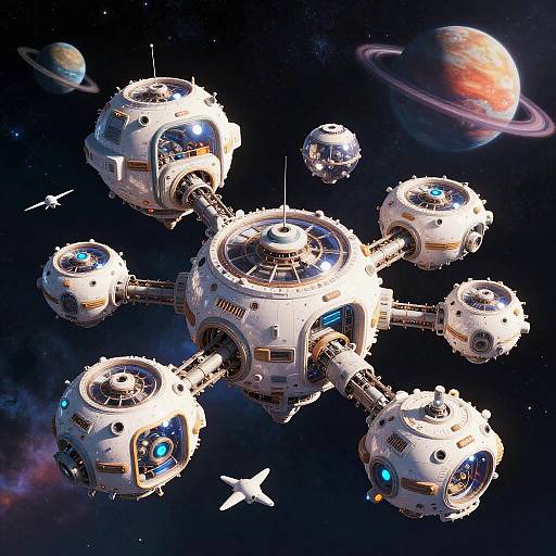 Intricate Bobiverse AI Space Colony