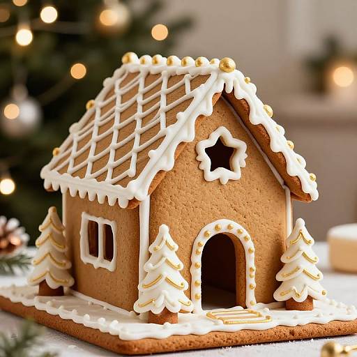 Gluten-Free Gingerbread Christmas House