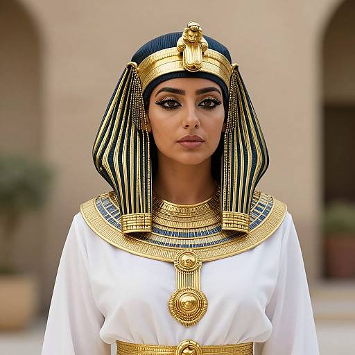 Egyptian Woman in National Costume