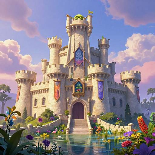 Shrek Castle Mystic Swamp Illustration