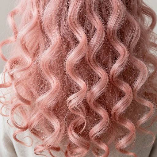 Pastel Wool Hair Texture Art