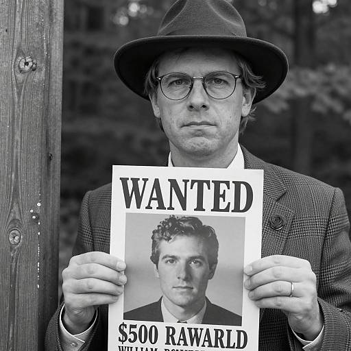 Vintage Wanted Poster Photography